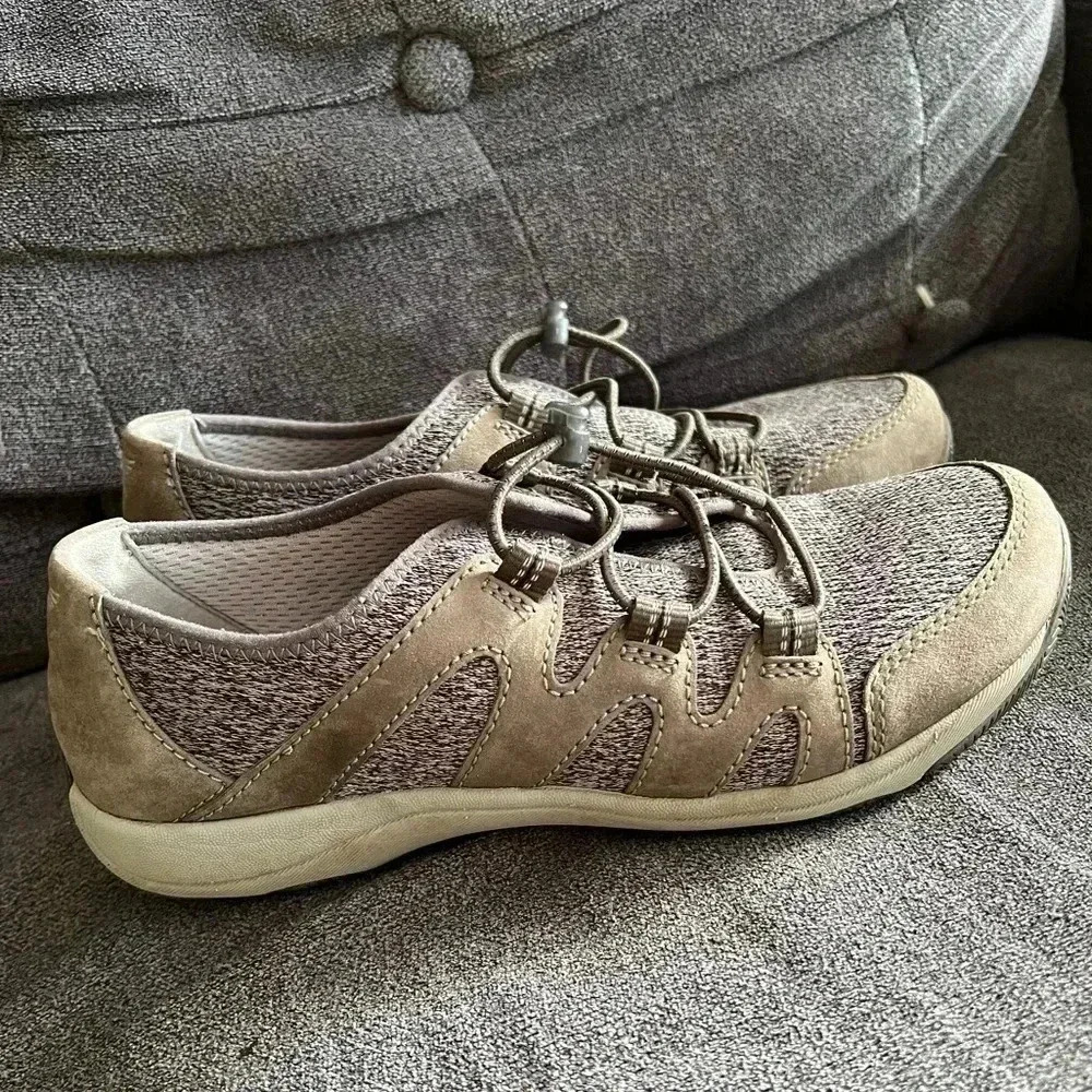 Dansko Slip On Shoes Size 38 (7.5) Grey And Tan - image 1
